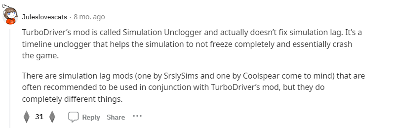 SrslySims - Simulation Lag Fix has been updated! Updated